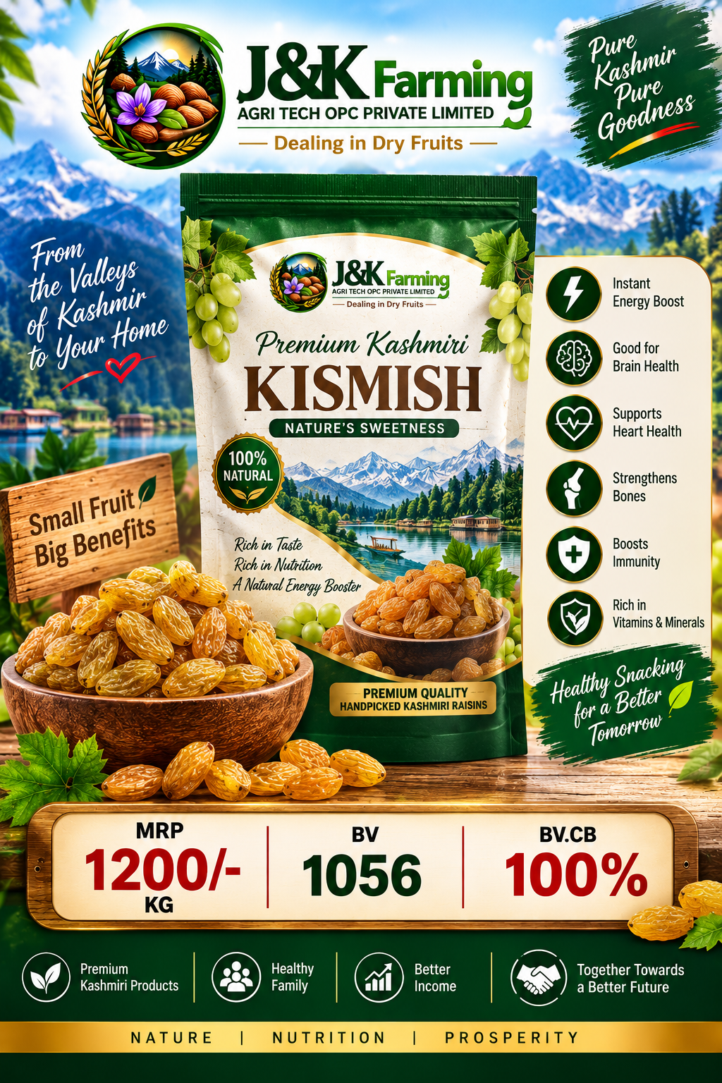 Primium Kashmiri Kismish